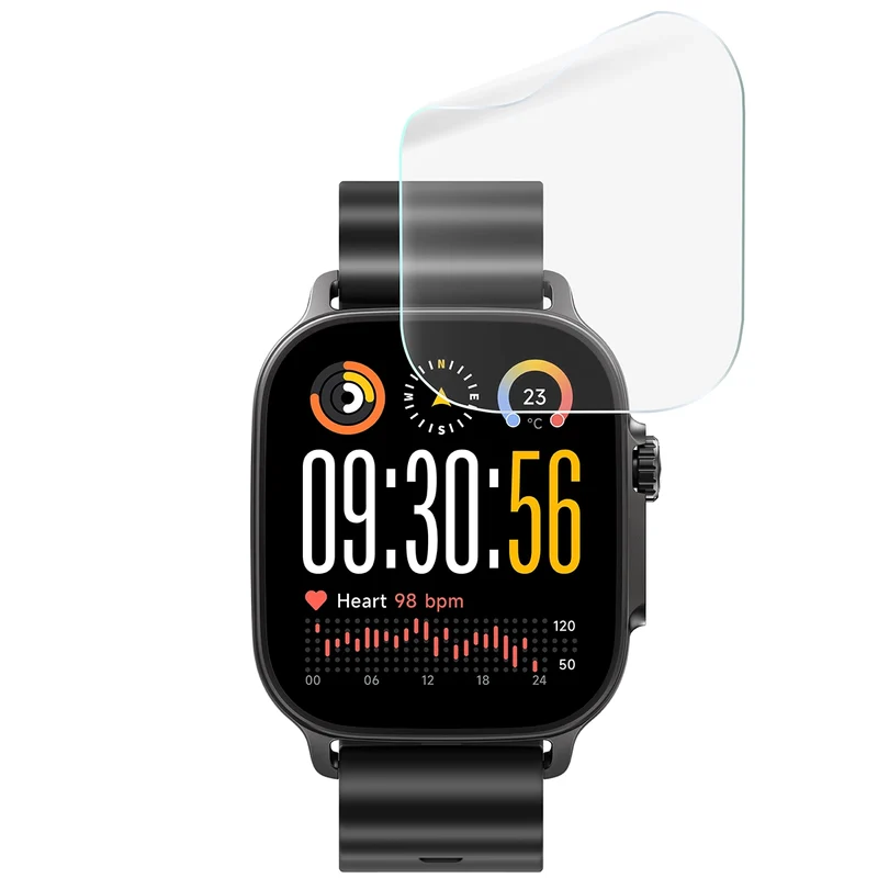 Schutzfolie für den Bildschirm für Realme Watch 5, Bizon Watch HydroFlex, 3 Stück
