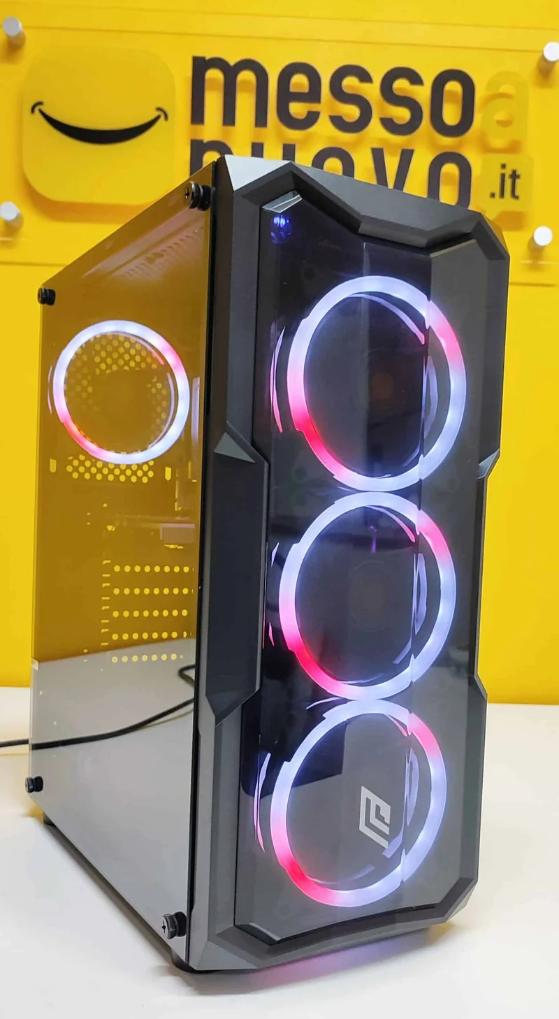 PC da Gaming | Intel i5-10400F 6Cores 4.3 GHz | Ram 16Gb | SSD m.2 nvme 500Gb | Nvidia Geforce GTX 1650 4Gb | Windows 11 Pro Il PC da gaming perfetto per il FullHD