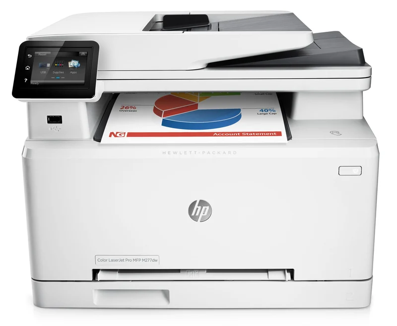 HP Color LaserJet Pro M277dw Multifunzione laser a colori A4 600x600 DPI 18 ppm Duplex Fronte/retro automatico Wi-Fi Rete Fax Compatta di ottima qualità e ricca di funzioni