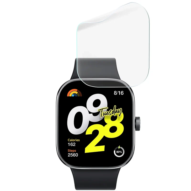 Schutzfolie für den Bildschirm für Xiaomi Redmi Watch 4, Bizon Watch HydroFlex, 6 Stück