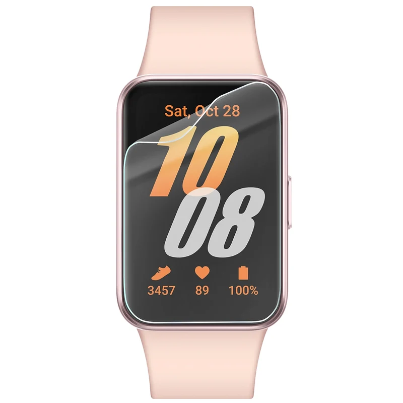 Schutzfolie für den Bildschirm für Galaxy Fit 3, Bizon Watch HydroFlex, 6 Stück