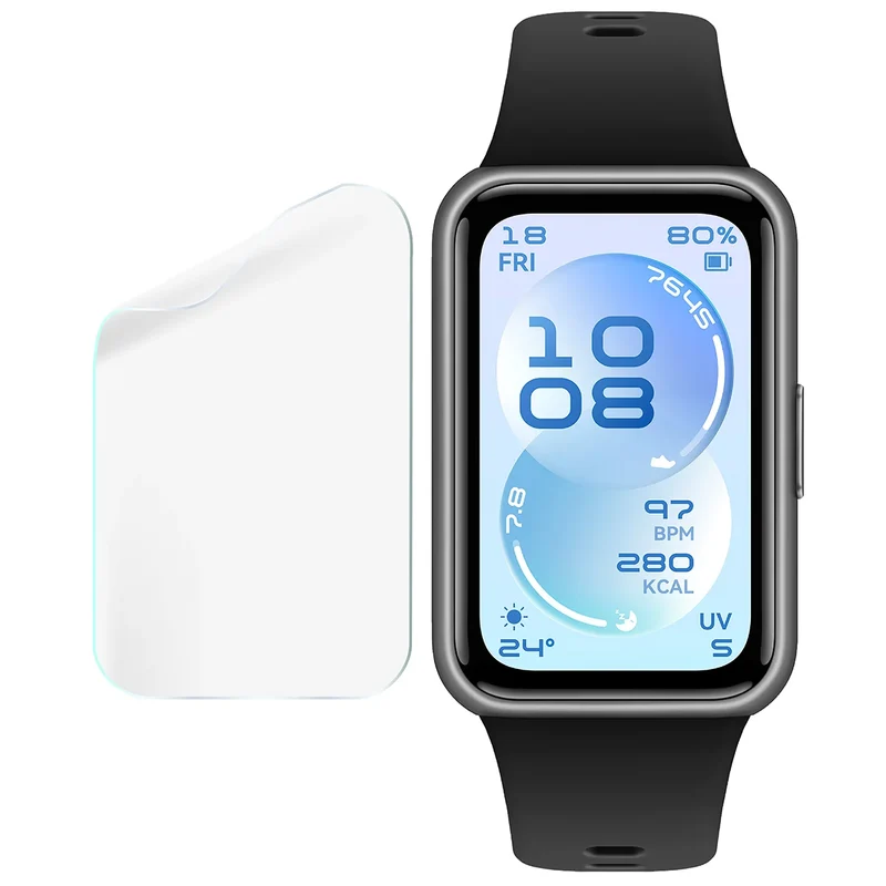 Schutzfolie für den Bildschirm für Huawei Band 11, Bizon Watch HydroFlex, 6 Stück