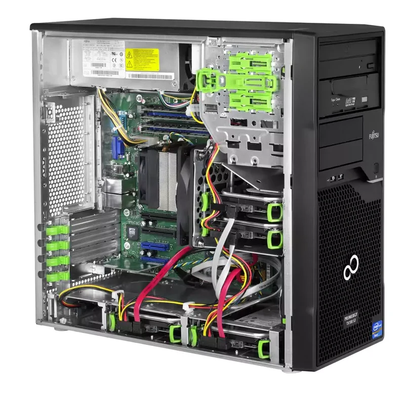 Fujitsu PRIMERGY TX100 S3 Server | Ram 16Gb | Hard Disk 2x 3Tb | Intel Xeon E3-1220 V2 3.1GHz | Windows Server 2019 Raid Il server economico per la tua infrastruttura