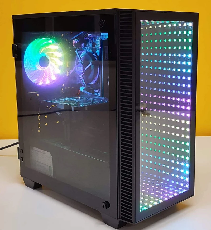 Pc Gaming Abyss | Intel Core i3- 6100 3.7Ghz | Ram 16Gb | SSD 480Gb | Nvidia GTX 1050Ti 4Gb | WiFi | Windows 10 Pro Il PC Gaming per il FullHD