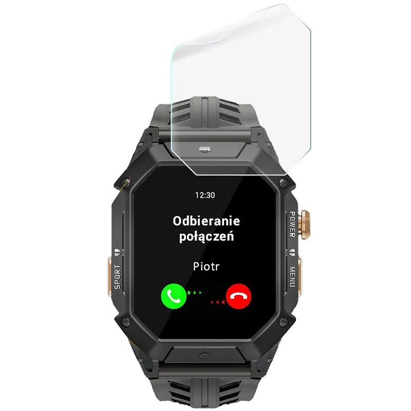 Schutzfolie für den Bildschirm für JG Smart JGS-X1, Bizon Watch HydroFlex, 6 Stück