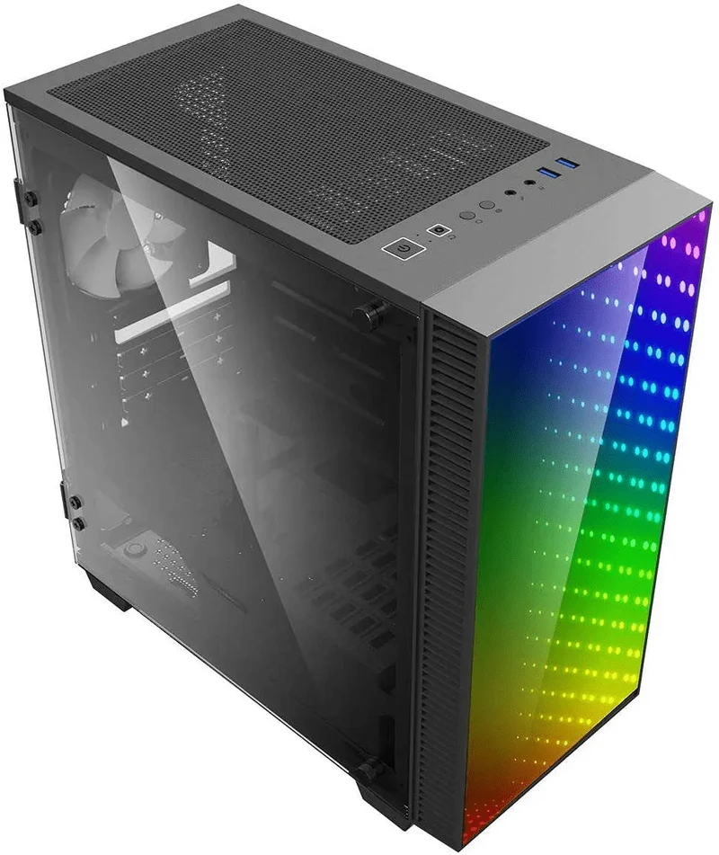 Pc Gaming Supernova | Intel Core i5-10400F 6Cores | Ram 16/32Gb | SSD M.2 nvme 500Gb | Nvidia GTX 1050Ti 4Gb | WiFi | Windows 11 Pro + Kit Mouse, tastiera, cuffie RGB Il PC Gaming perfetto per il FullHD