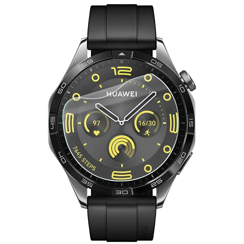 Schutzfolie für den Bildschirm für Huawei Watch GT 4 46 mm Active, Bizon Watch HydroFlex, 3 Stück