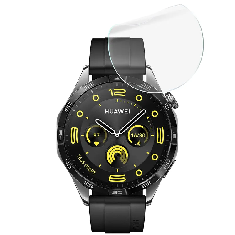 Schutzfolie für den Bildschirm für Huawei Watch GT 4 46 mm Active, Bizon Watch HydroFlex, 3 Stück