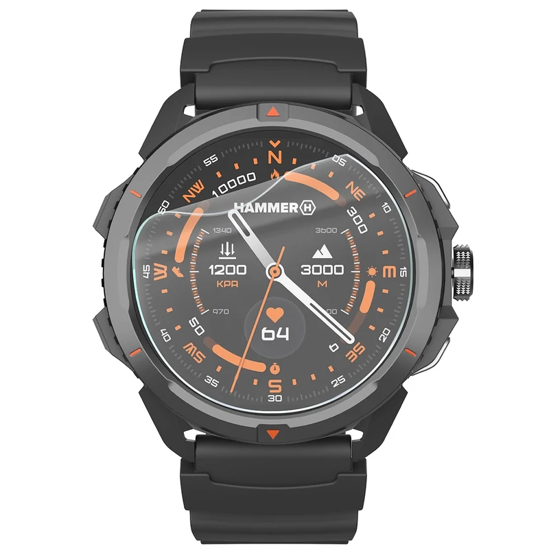 Schutzfolie für den Bildschirm für Huawei Watch GT 3 Pro 46 mm, Bizon Watch HydroFlex, 3 Stück