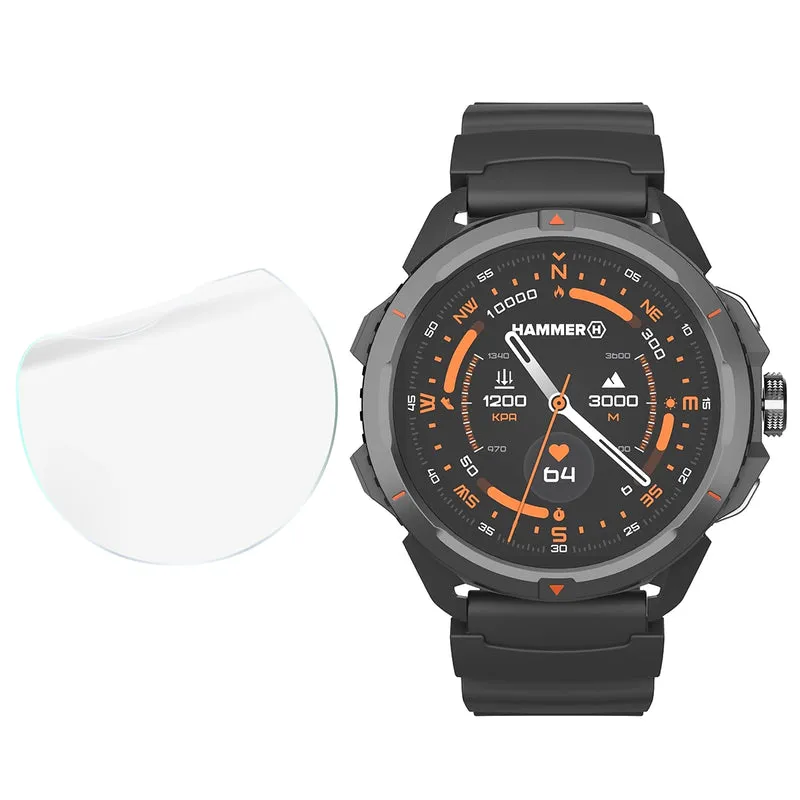Schutzfolie für den Bildschirm für Huawei Watch GT 3 Pro 46 mm, Bizon Watch HydroFlex, 3 Stück