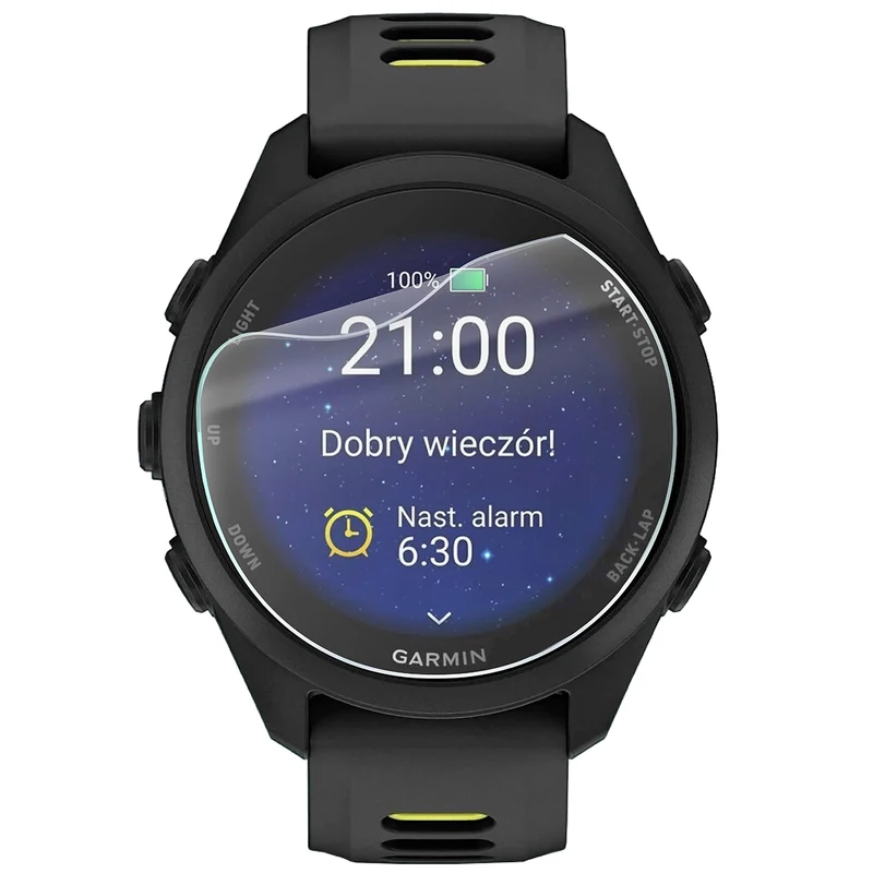 Schutzfolie für den Bildschirm für Garmin Forerunner 170, Bizon Watch HydroFlex, 3 Stück