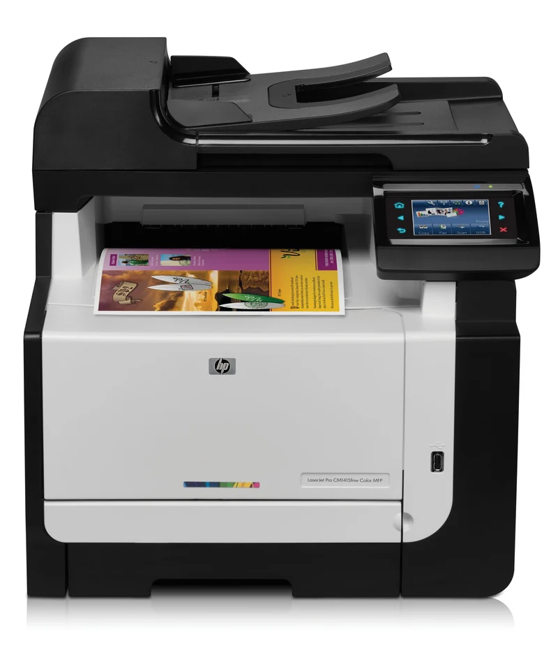 HP LaserJet Pro CM1415fnw Multifunzione Laser a colori A4 600x600 DPI 12 ppm Wi-Fi Rete USB FAX
