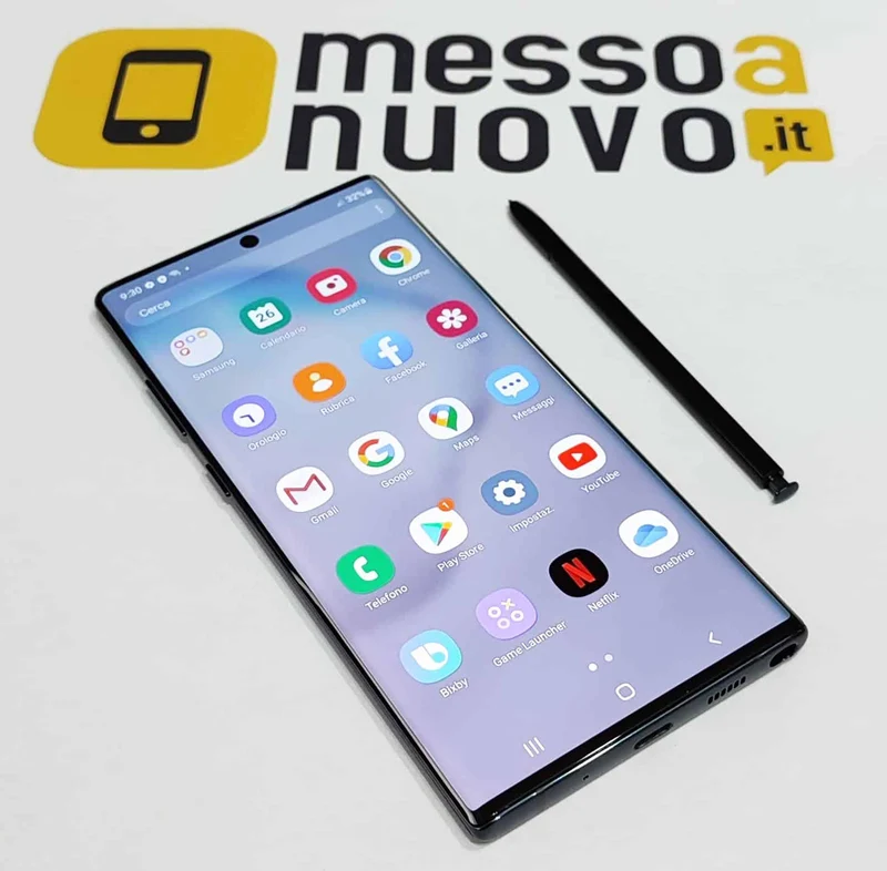 Samsung Galaxy Note 10+ Penna inclusa A+ Come nuovo Exynos 9825 6.8" 3040x1440 pixel 12+12+16Mp 4K 60fps