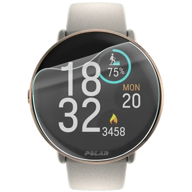 Schutzfolie für den Bildschirm für Polar Ignite 3, Bizon Watch HydroFlex, 6 Stück
