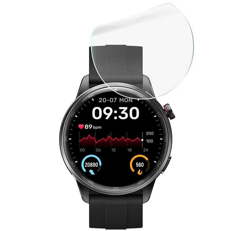 Schutzfolie für den Bildschirm für Realme Watch S2, Bizon Watch HydroFlex, 6 Stück