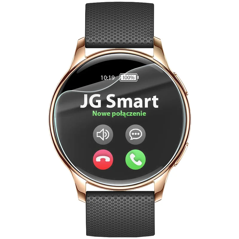 Schutzfolie für den Bildschirm für JG Smart V11 / Y11, Bizon Watch HydroFlex, 6 Stück