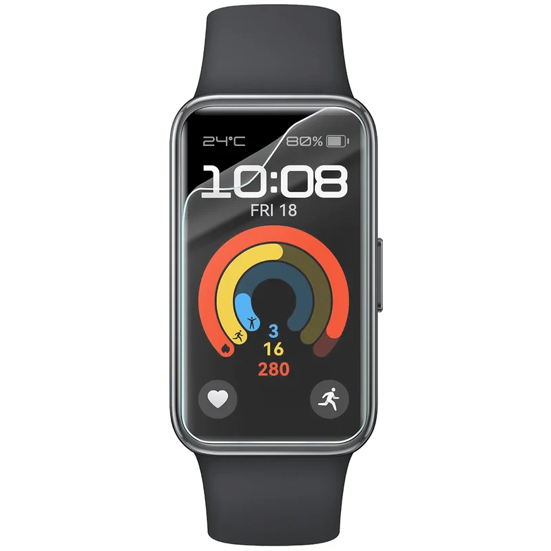 Schutzfolie für den Bildschirm für Huawei Band 9, Bizon Watch HydroFlex, 6 Stück