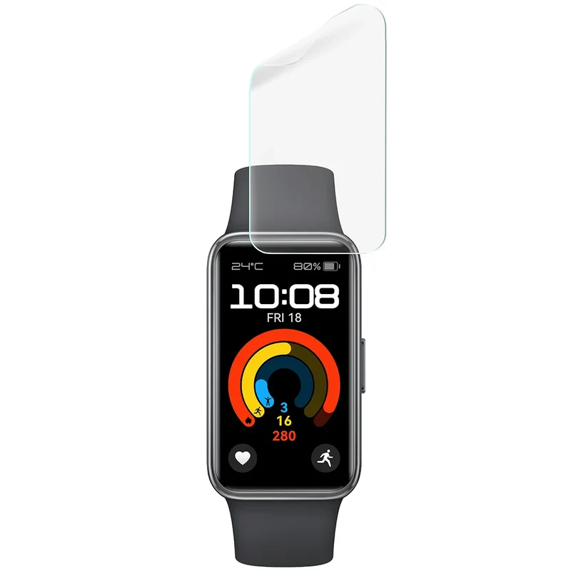 Schutzfolie für den Bildschirm für Huawei Band 9, Bizon Watch HydroFlex, 6 Stück