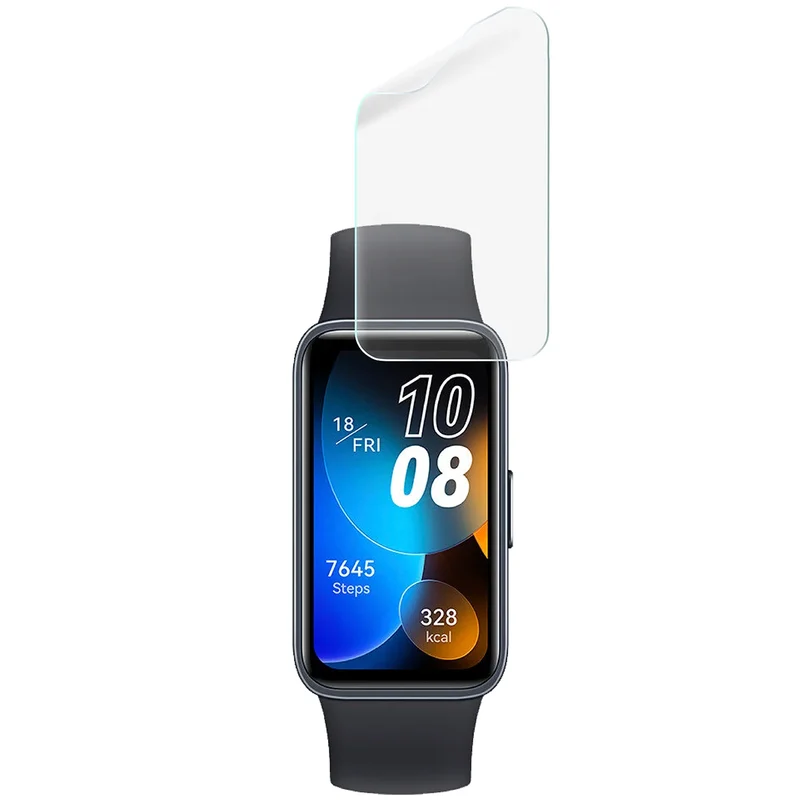 Schutzfolie für den Bildschirm für Huawei Band 8, Bizon Watch HydroFlex, 6 Stück