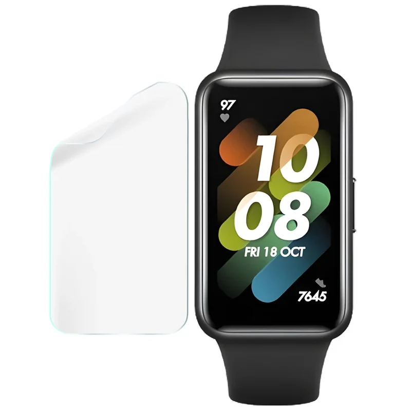Schutzfolie für den Bildschirm für Huawei Band 7, Bizon Watch HydroFlex, 6 Stück