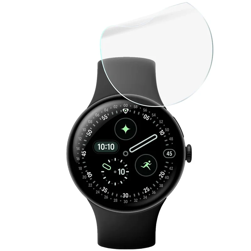 Schutzfolie für den Bildschirm für Google Pixel Watch 4 45 mm, Bizon Watch HydroFlex, 6 Stück