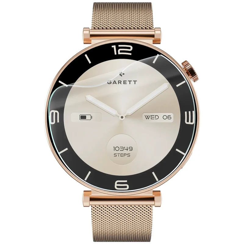 Schutzfolie für den Bildschirm für Garett Rose, Bizon Watch HydroFlex, 6 Stück