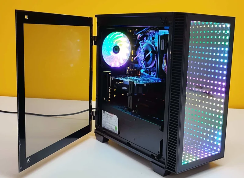 Pc Gaming Abyss | Intel Core i7- 6700 3.4Ghz | Ram 16Gb | SSD 480Gb | Nvidia GTX 1050Ti 4Gb | WiFi | Windows 10 Pro Il PC Gaming per il FullHD