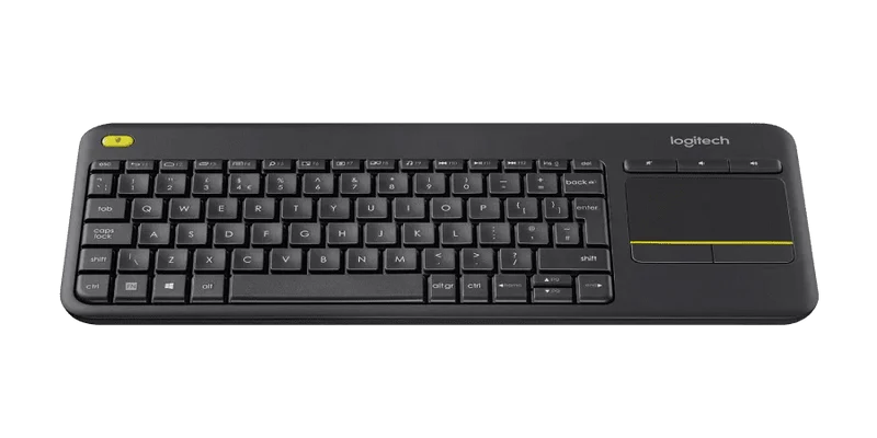 Tastiera con TouchPad Logitech Media K400 Plus Wireless con Touch Pad integrato controlla il tuo PC direttamente dal divano
