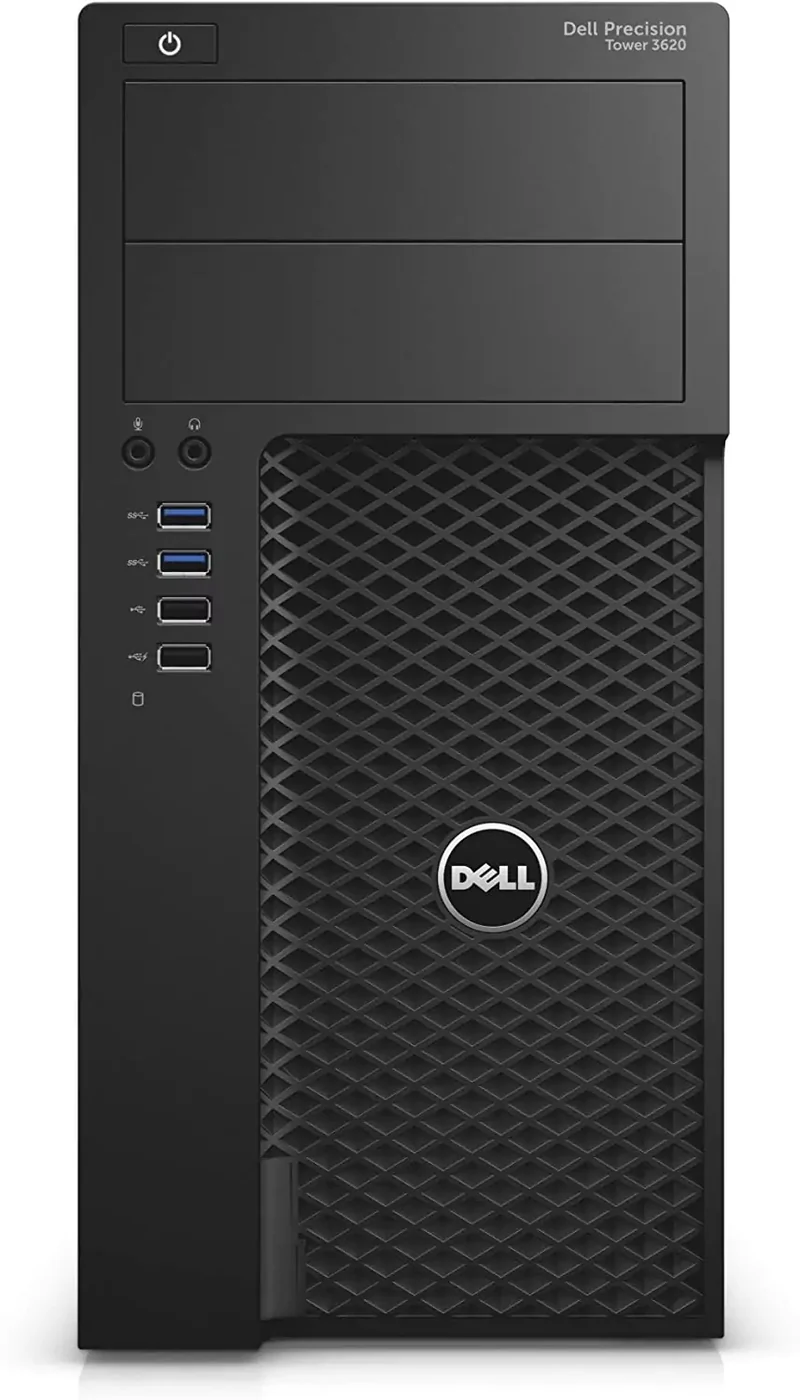 Dell Precision 3620 Computer Fisso Tower Workstation | Intel Xeon E3-1240 V5 3.5Ghz | Ram 16Gb | SSD 512Gb | Windows 10 Pro