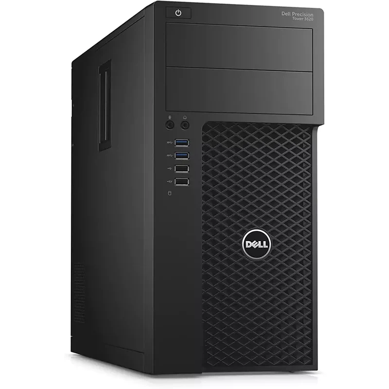 Dell Precision 3620 Computer Fisso Tower Workstation | Intel Xeon E3-1240 V5 3.5Ghz | Ram 16Gb | SSD 512Gb | Windows 10 Pro