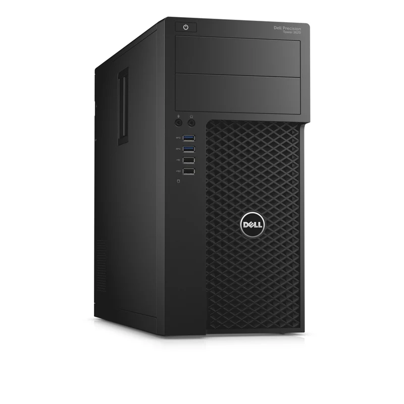 Dell Precision 3620 Computer Fisso Tower Workstation | Intel Xeon E3-1240 V5 3.5Ghz | Ram 16Gb | SSD 512Gb | Windows 10 Pro