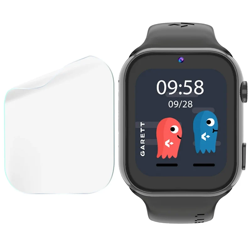 Schutzfolie für den Bildschirm für Garett Kids Twin 2 4G, Bizon Watch HydroFlex, 6 Stück
