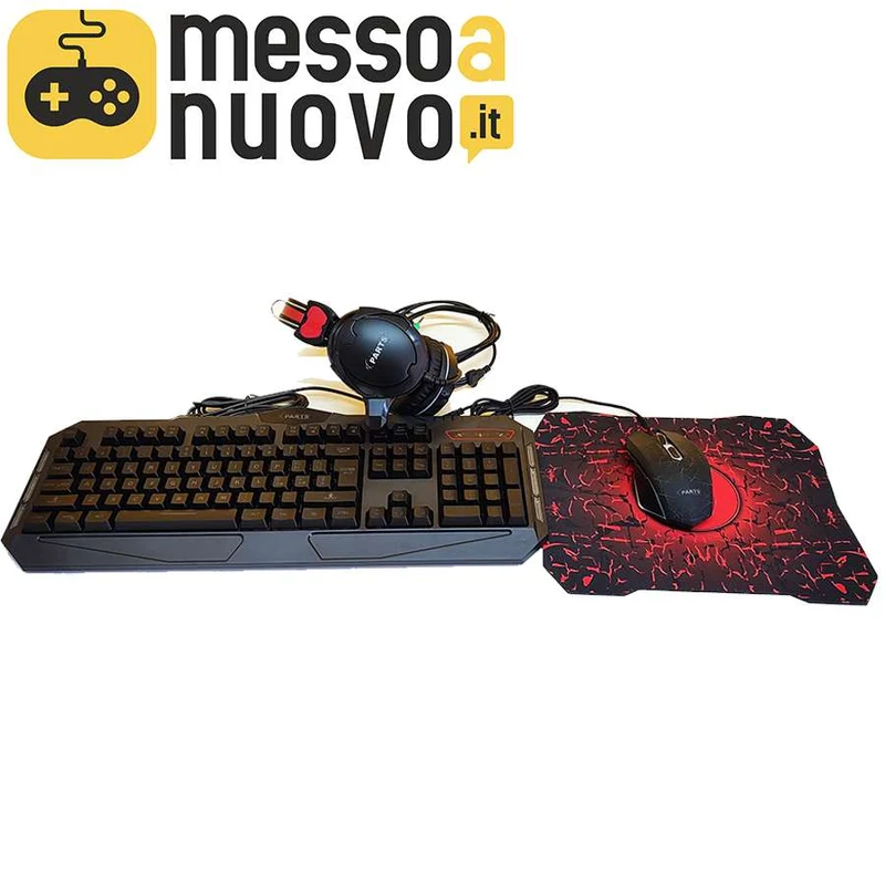 Postazione da Gaming PC Battle Royale | Intel Core i7 | Ram 16Gb | SSD 480Gb | Nvidia GTX 1050Ti 4Gb | Windows 10 Pro Wifi + Monitor Samsung FullHD 27" + Kit Mouse Tastiera Cuffie Gaming