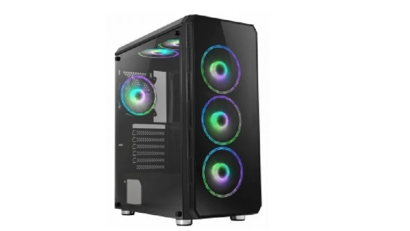 Postazione da Gaming PC Battle Royale | Intel Core i7 | Ram 16Gb | SSD 480Gb | Nvidia GTX 1050Ti 4Gb | Windows 10 Pro Wifi + Monitor Samsung FullHD 27" + Kit Mouse Tastiera Cuffie Gaming