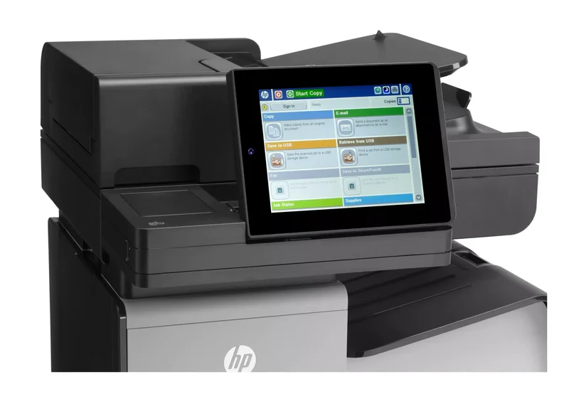 HP OfficeJet Enterprise Color X585f Multifunzione Inchiostro a colori A4 2400x1200 DPI 70ppm Duplex Fronte/Retro automatico Rete