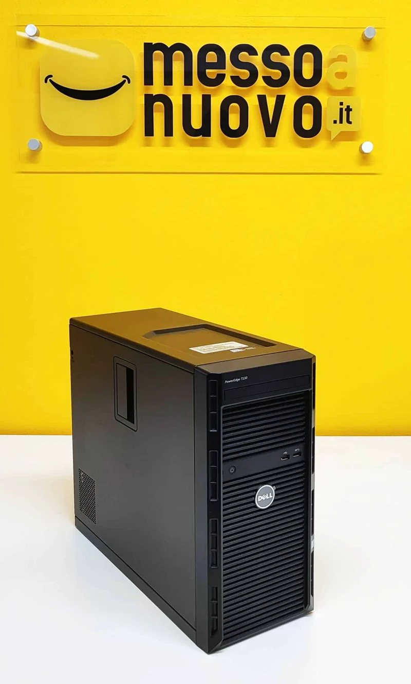 DELL PowerEdge T130 Server | Intel Xeon E3-1220 V5 3GHz | Ram 16Gb | Supporto Raid PERC H330 Il Server Compatto, potente e dalle capacità illimitate
