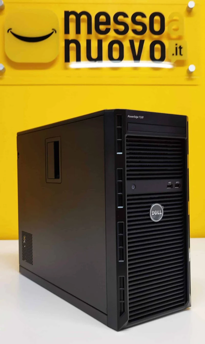 DELL PowerEdge T130 Server | Intel Xeon E3-1220 V5 3GHz | Ram 16Gb | Supporto Raid PERC H330 Il Server Compatto, potente e dalle capacità illimitate