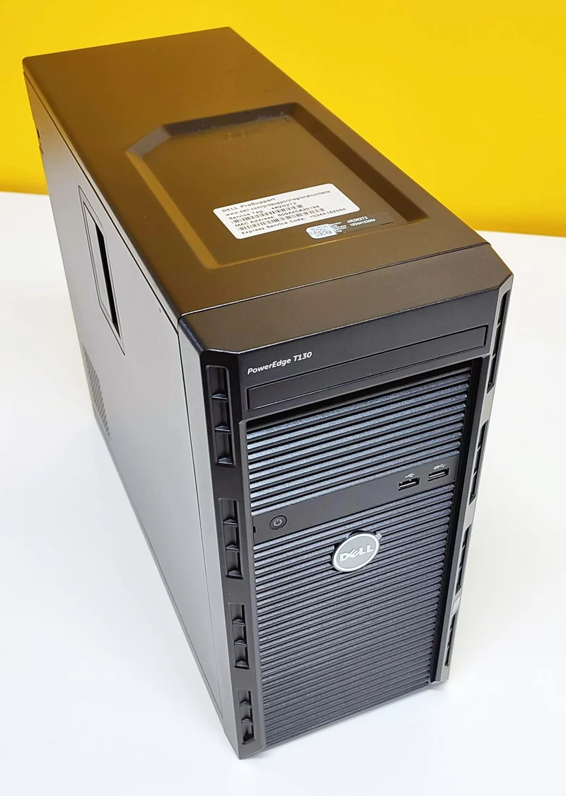 DELL PowerEdge T130 Server | Intel Xeon E3-1220 V5 3GHz | Ram 16Gb | Supporto Raid PERC H330 Il Server Compatto, potente e dalle capacità illimitate