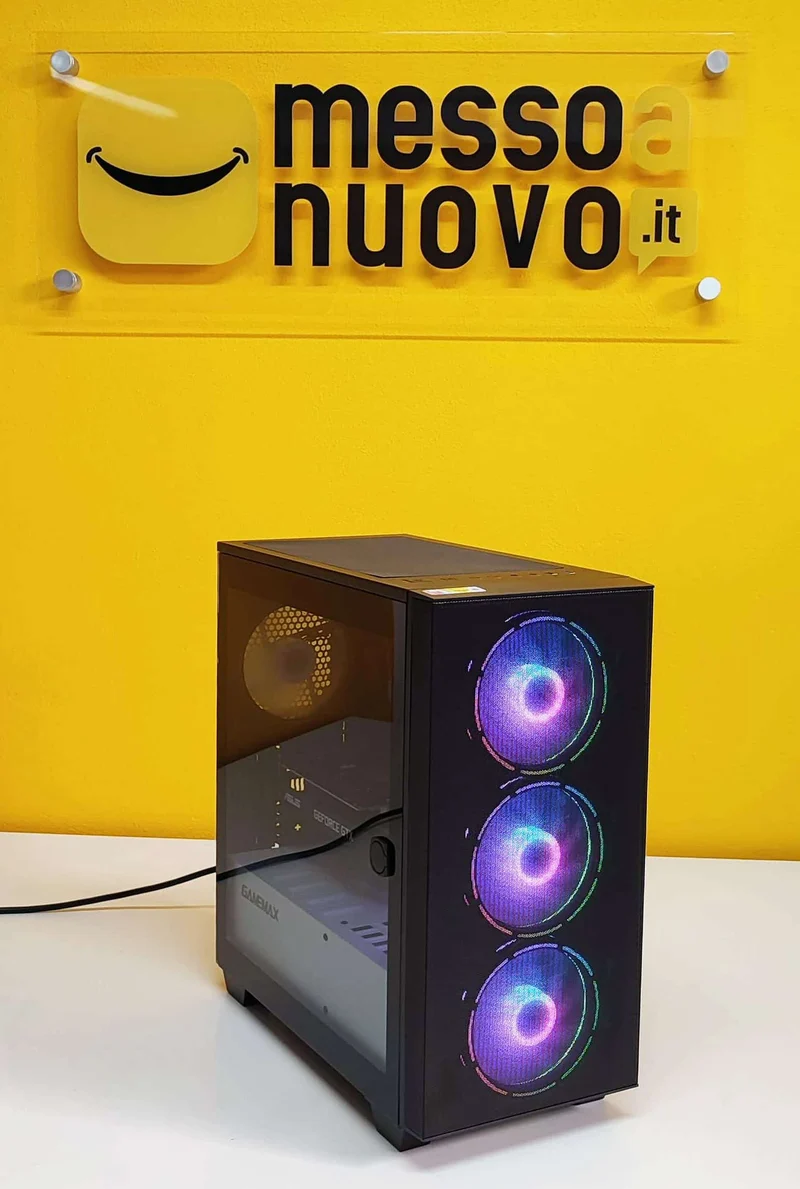 PC da Gaming | Intel i5-10400 6Cores 4.3 GHz | Ram 32Gb | SSD m.2 nvme 256Gb | Nvidia Geforce GTX 1650 4Gb | Windows 11 Pro Il PC da gaming bilanciato per il FullHD