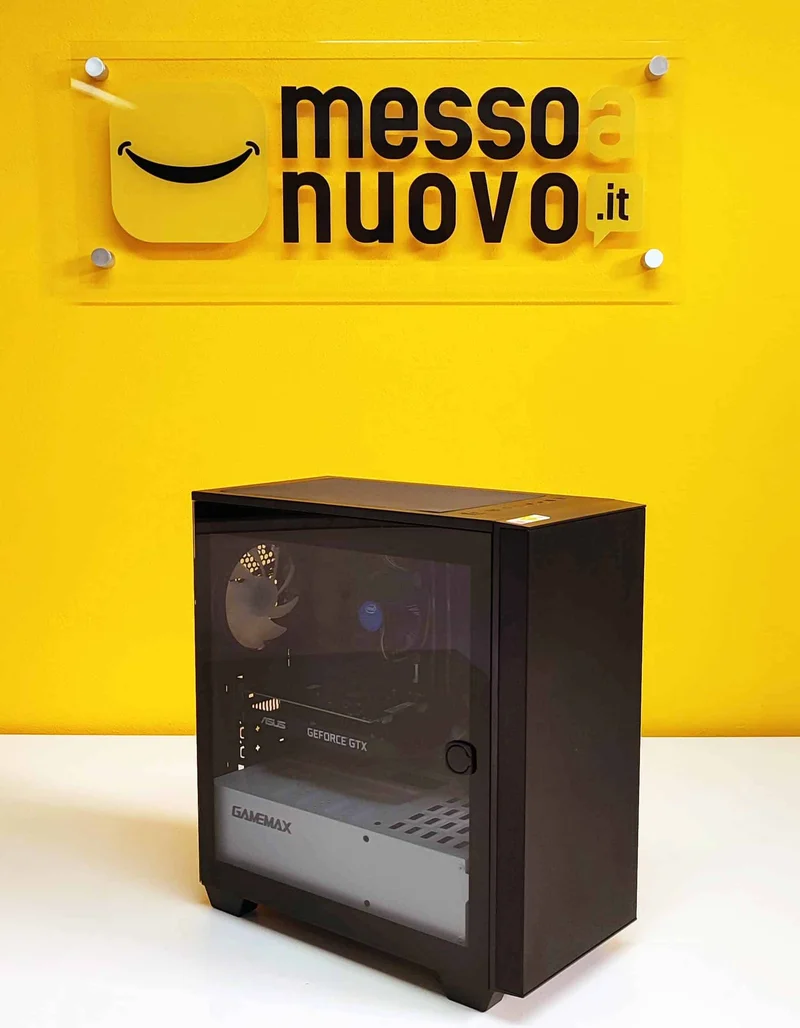 PC da Gaming | Intel i5-10400 6Cores 4.3 GHz | Ram 32Gb | SSD m.2 nvme 256Gb | Nvidia Geforce GTX 1650 4Gb | Windows 11 Pro Il PC da gaming bilanciato per il FullHD