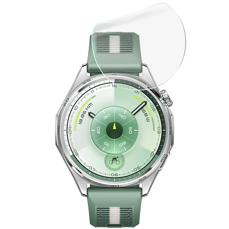 Schutzfolie für den Bildschirm für Huawei Watch GT6 46 mm, Bizon Watch HydroFlex, 6 Stück