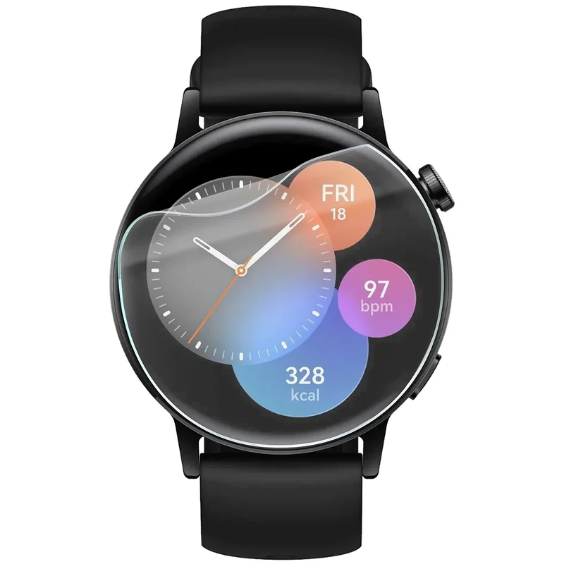 Schutzfolie für den Bildschirm für Huawei Watch GT 3 42 mm Active, Bizon Watch HydroFlex, 6 Stück