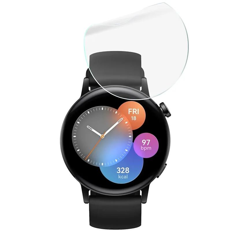 Schutzfolie für den Bildschirm für Huawei Watch GT 3 42 mm Active, Bizon Watch HydroFlex, 6 Stück