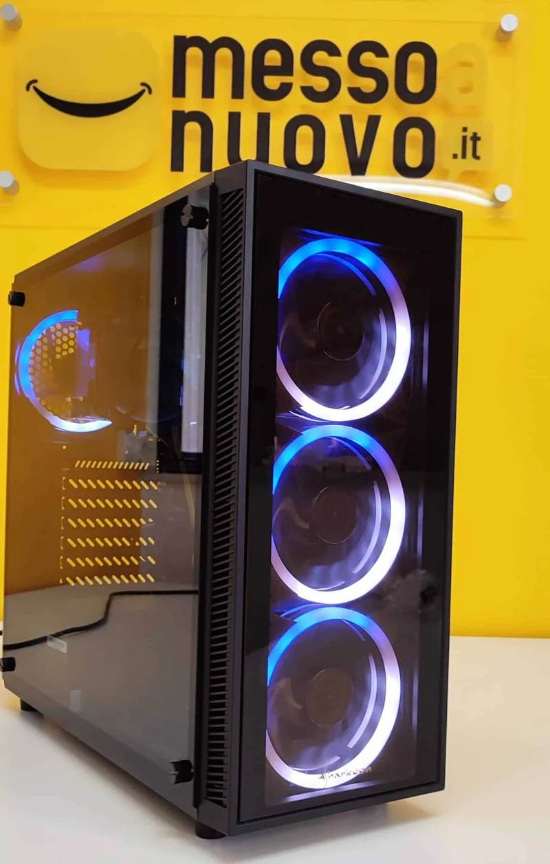 PC da Gaming | AMD Ryzen 7 5700G 4.6Ghz | Ram 16Gb | SSD m.2 nvme 500Gb | Radeon RX Vega 8 | Windows 11 Pro Il PC da gaming perfetto per il FullHD