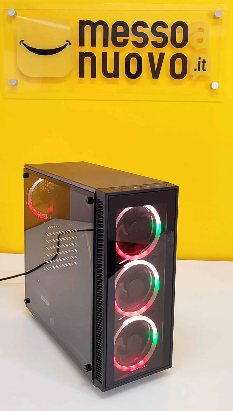 PC da Gaming | AMD Ryzen 7 5700G 4.6Ghz | Ram 16Gb | SSD m.2 nvme 500Gb | Radeon RX Vega 8 | Windows 11 Pro Il PC da gaming perfetto per il FullHD