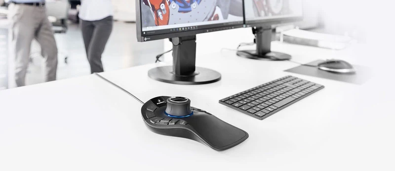 3DCONNEXION Spacemouse Pro lo standard per la progettazione professionale, lo strumento indispensabile per ingegneri, designer e architetti CAD USB