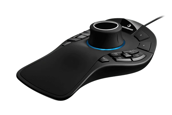 3DCONNEXION Spacemouse Pro lo standard per la progettazione professionale, lo strumento indispensabile per ingegneri, designer e architetti CAD USB