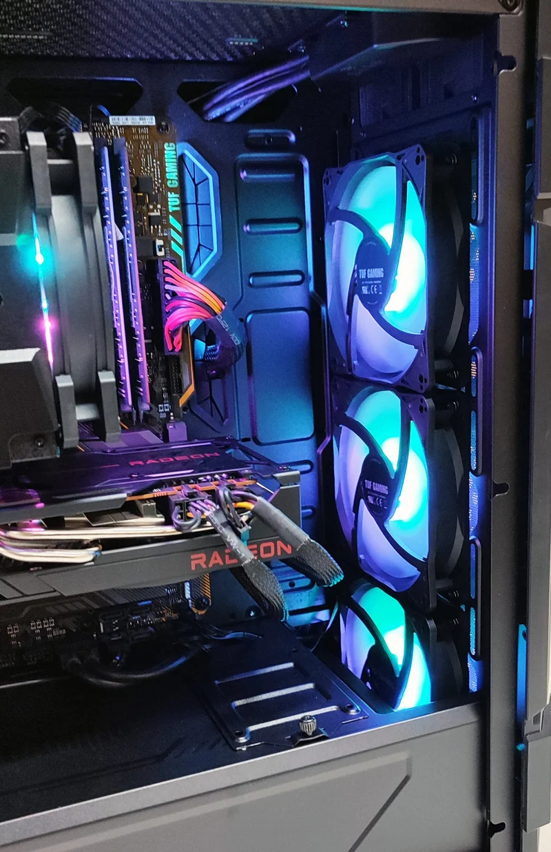 PC Gaming TUF | Intel Core i5-8500T 6Cores | Ram 32Gb | SSD Nvme 256Gb + 3Tb | Radeon RX 6700XT 12Gb | Windows 11 Pro | Il massimo per il tuo gaming
