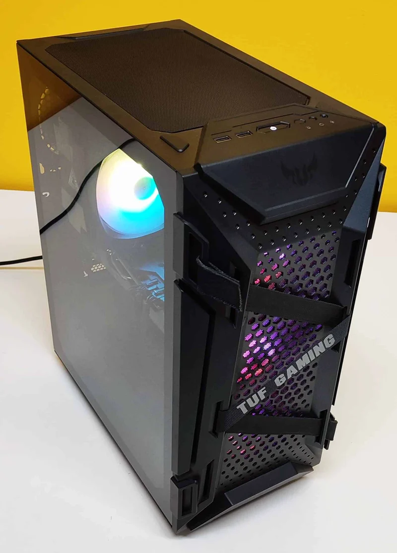 PC Gaming TUF | Intel Core i5-8500T 6Cores | Ram 32Gb | SSD Nvme 256Gb + 3Tb | Radeon RX 6700XT 12Gb | Windows 11 Pro | Il massimo per il tuo gaming