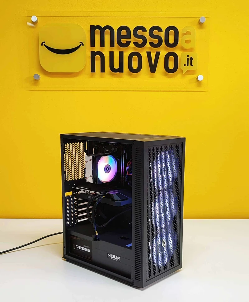 PC da Gaming | Intel i5-10400F 6Cores 4.3 GHz | Ram 16Gb | SSD m.2 nvme 1Tb | Gigabyte Nvidia Geforce RTX 2060 6Gb | Windows 11 Pro Il PC da gaming perfetto per il FullHD